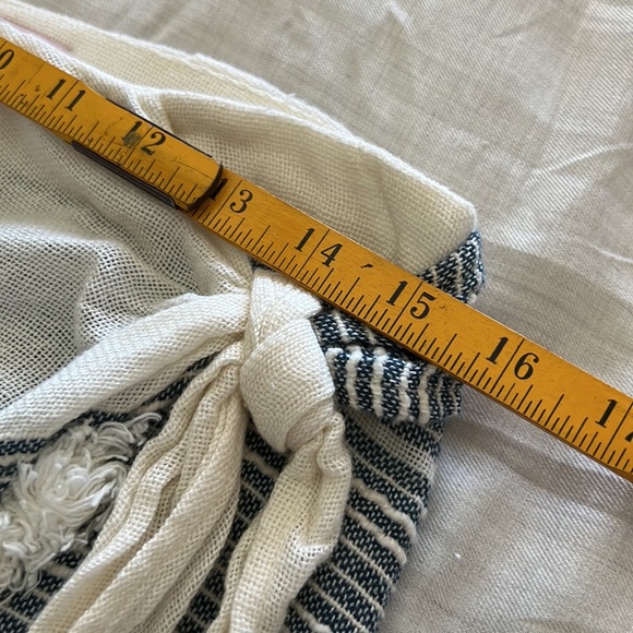 Red Carter Cotton Gauze Side Tie Mini Skirt - Picture 5 of 8